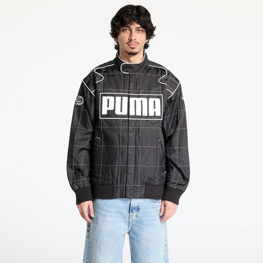 Bunda Puma Archive Seasonal Relaxed Racer Jacket PUMA Black L