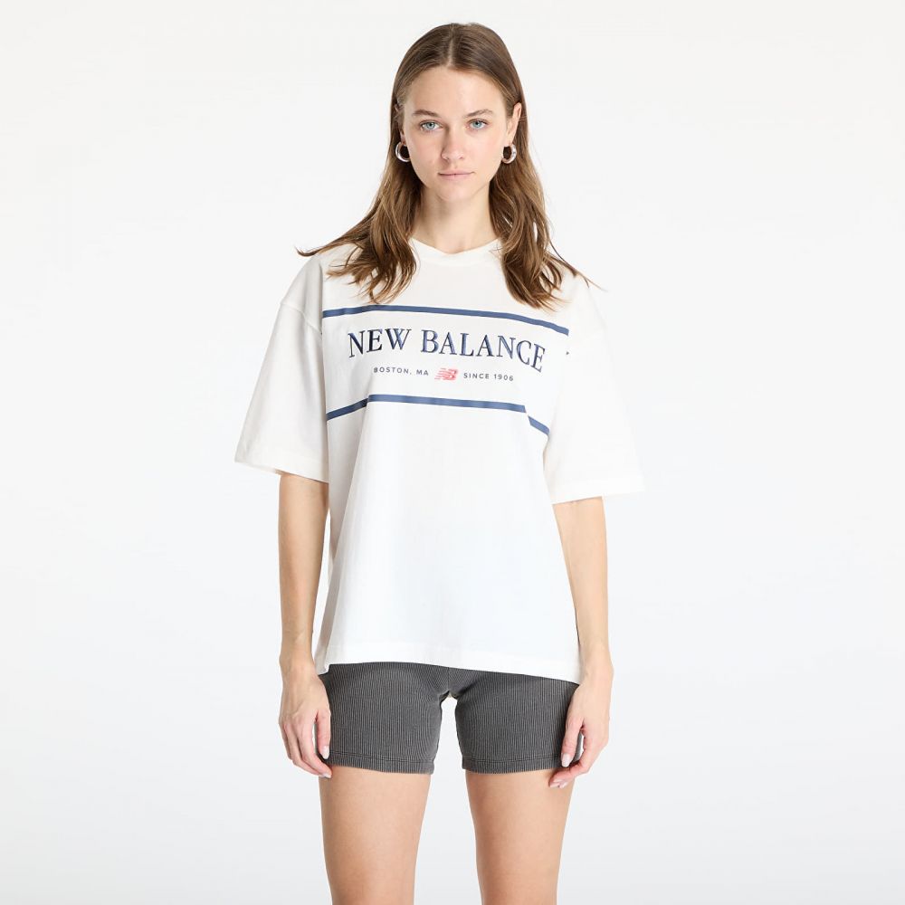 Tričko New Balance Athletics Nautical T-Shirt Seasalt M