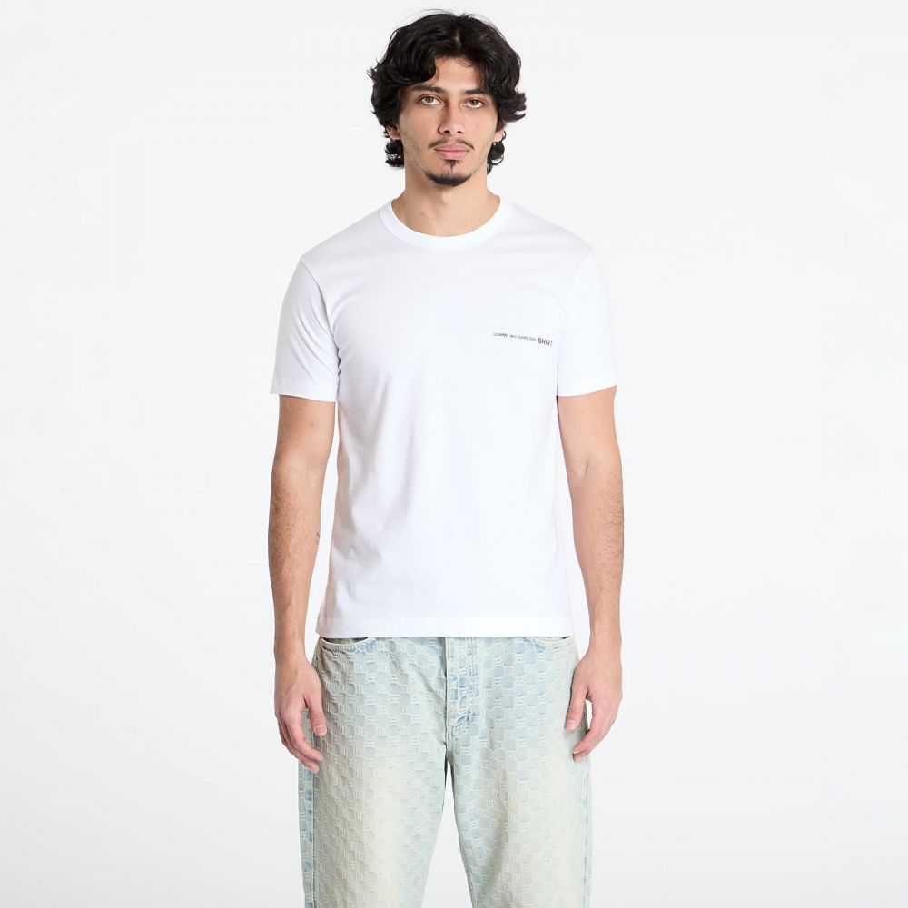 Tričko Comme des Garçons SHIRT Knit T-Shirt White S
