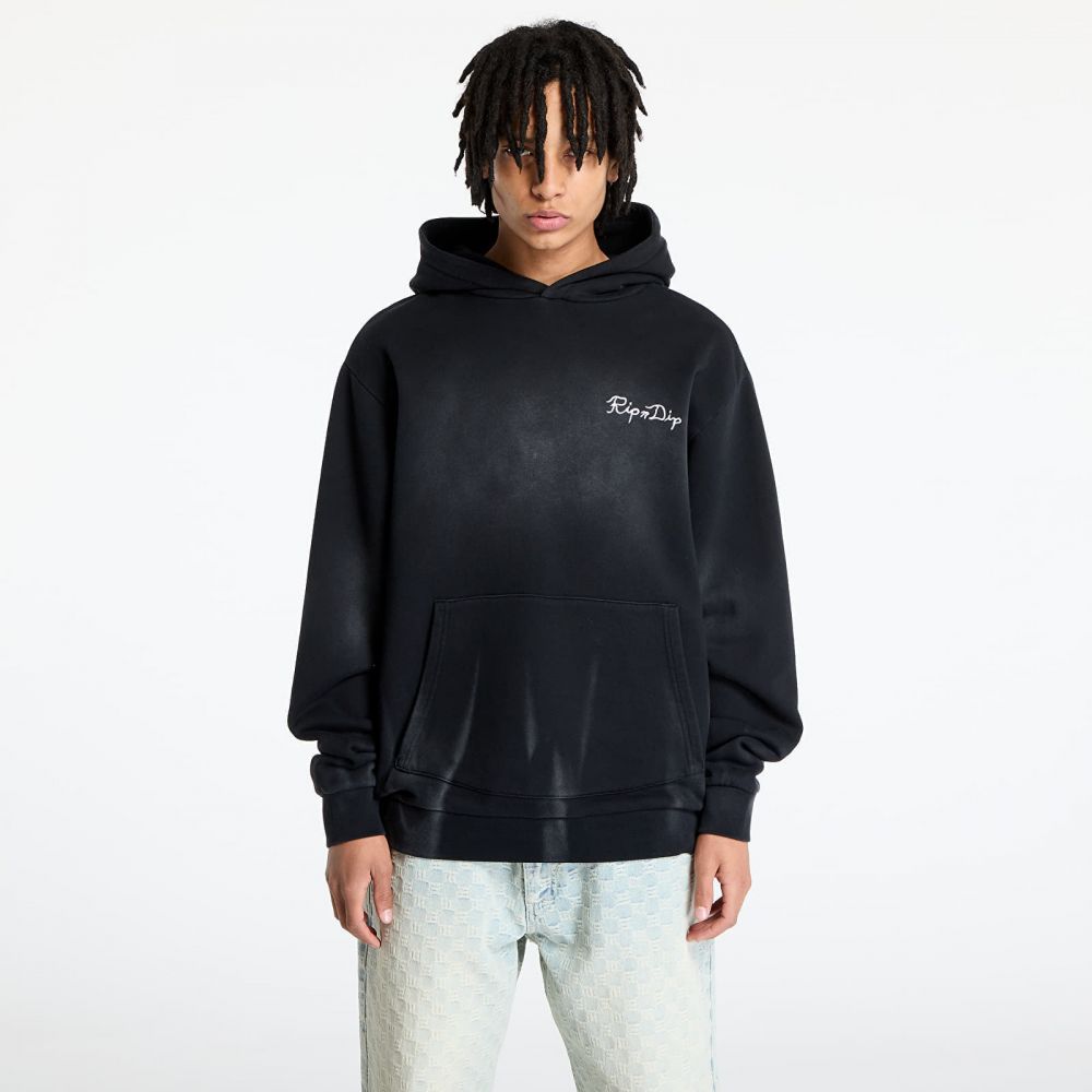 Mikina RIPNDIP Ripnlit Hoodie Black Vintage Wash L
