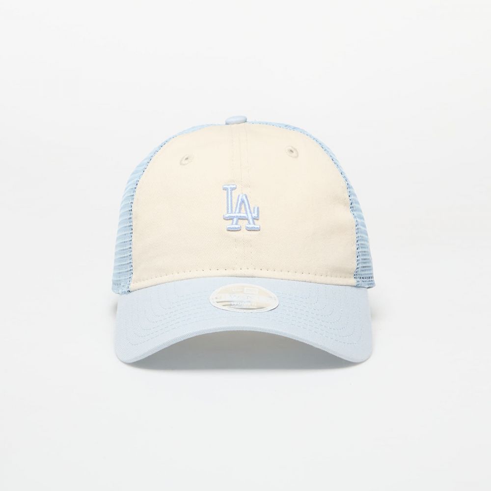 Šiltovka New Era Trucker MLB 9TWENTY Los Angeles Dodgers Light Cream/ Pastel blue Universal