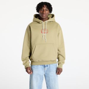 Mikina Nike Solo Swoosh Men's Fleece Hoodie Neutral Olive/ Sail S