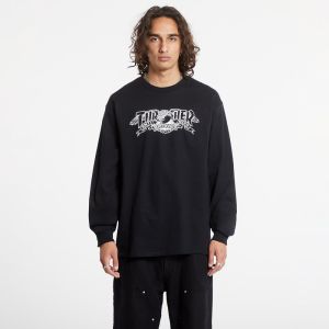 Tričko Thrasher Mag Banner Long Sleeve Tee Black M