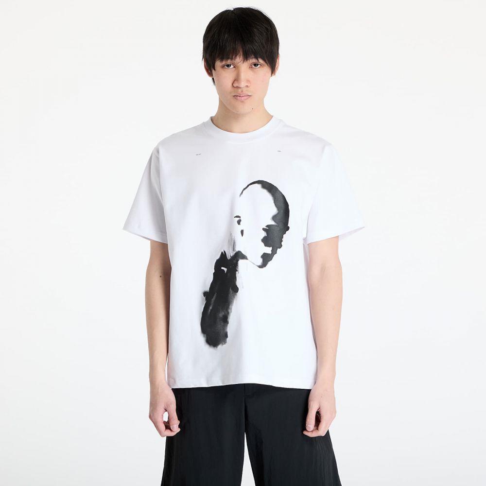 Tričko HELIOT EMIL Ai Generated Print T-Shirt White M