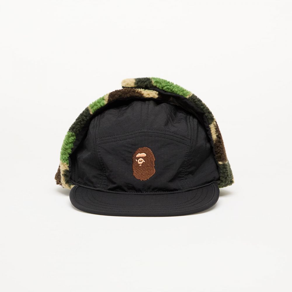 Šiltovka A BATHING APE Abc Camo Puffy Flight Cap M Black M