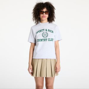 Tričko Sporty & Rich Varsity Crest T-Shirt Heather Gray M
