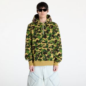 Mikina A BATHING APE Abc Camo Shark Half Zip Pullover Hoodie M Green L
