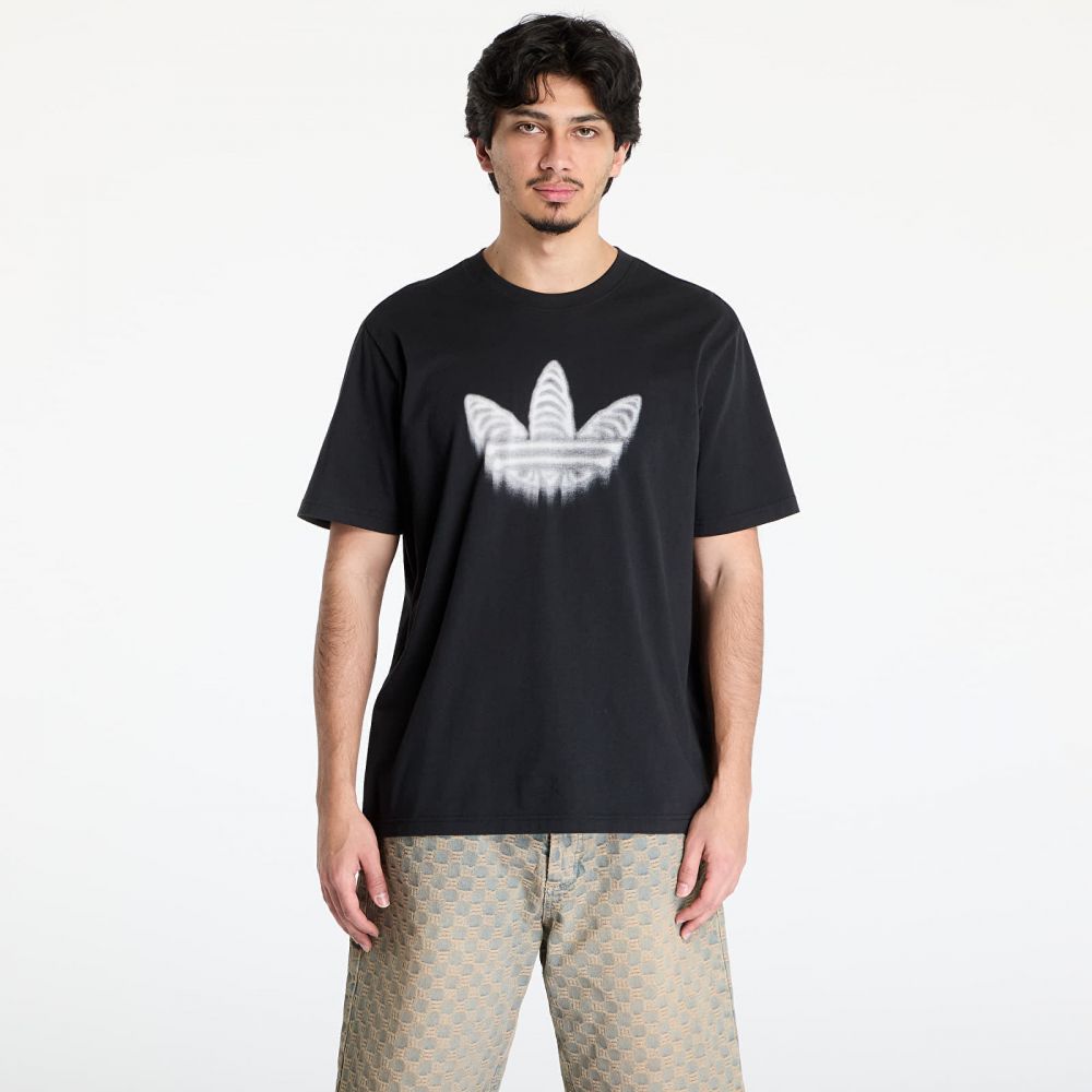 Tričko adidas Skeleton Trefoil Tee Black/ Black L