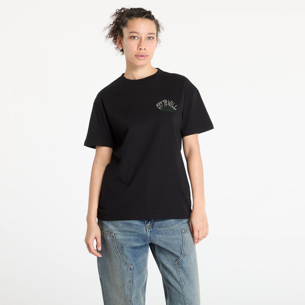 Tričko Vans Metal University Oversized SS Tee Black XS