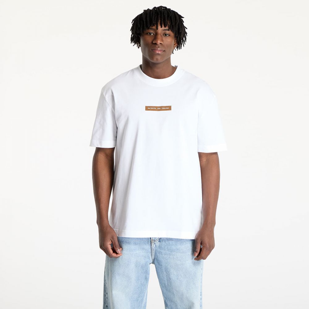 Tričko Calvin Klein Jeans Nyc 2025 Tee White L