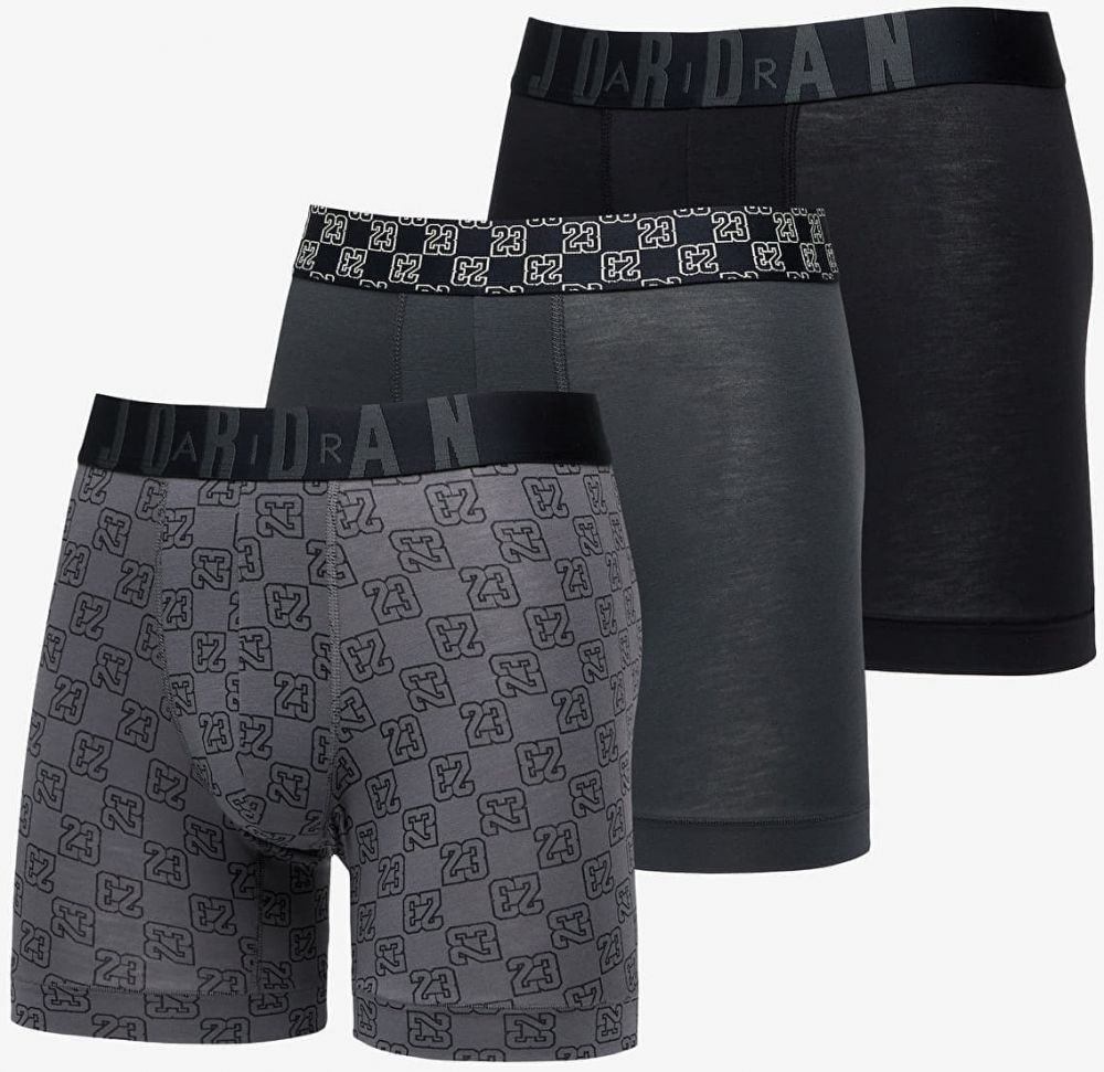 Jordan Flight Modal 23 Monogram Boxer Brief 3-Pack Black L