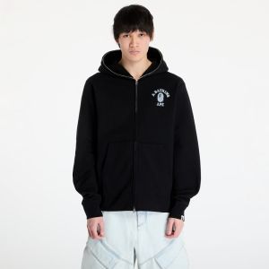Mikina A BATHING APE Over Print Full Zip Hoodie M Black XL