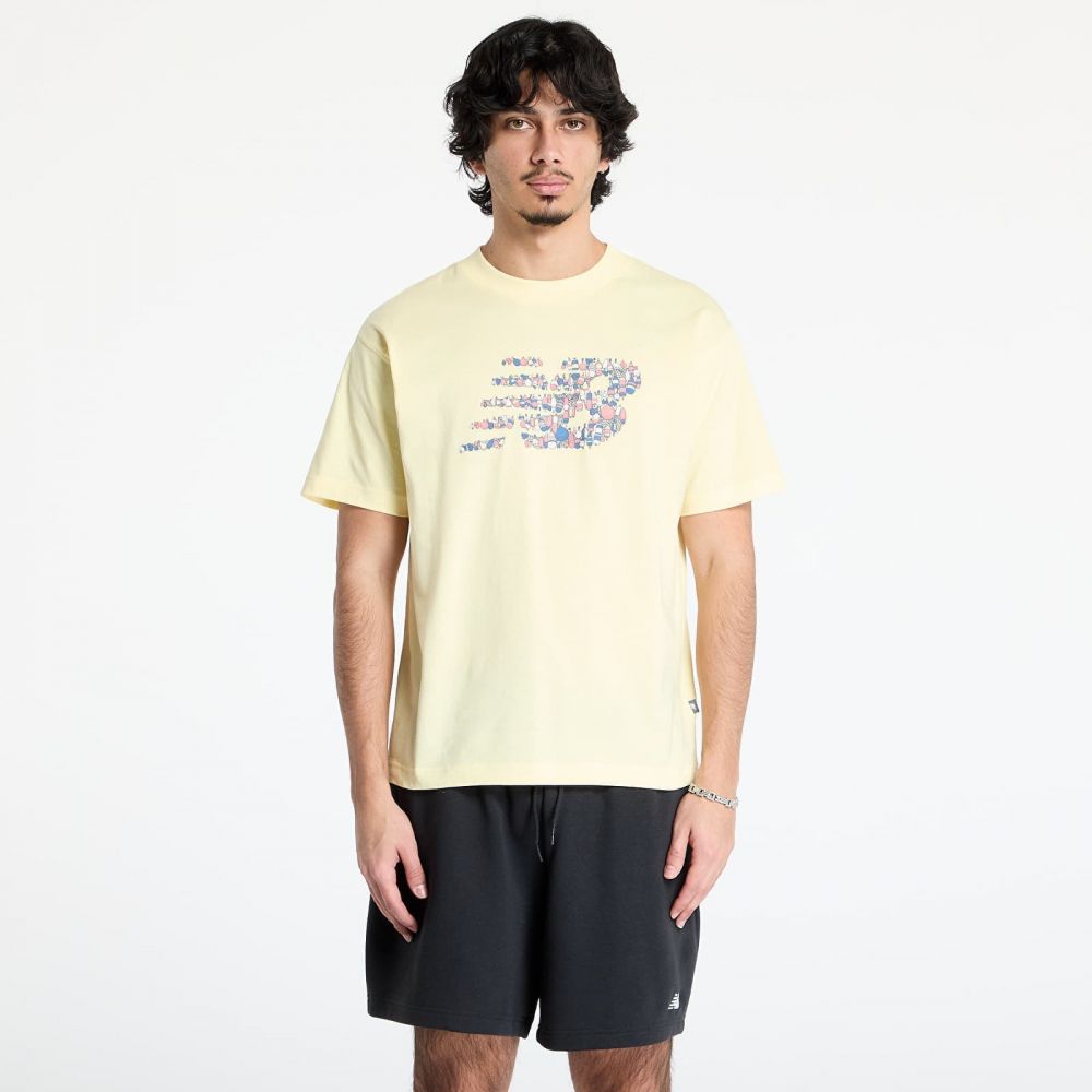 Tričko New Balance Nautical Logo T-Shirt Yellow M
