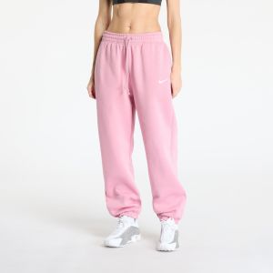 Kalhoty Nike Sportswear Phoenix Fleece Women's High-Waisted Oversized Sweatpants Elemental Pink/ Sail L