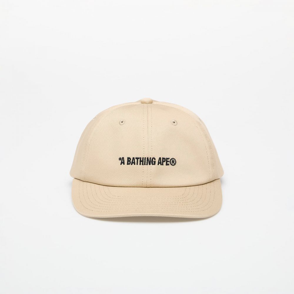 Šiltovka A BATHING APE Logo Cap Beige Universal