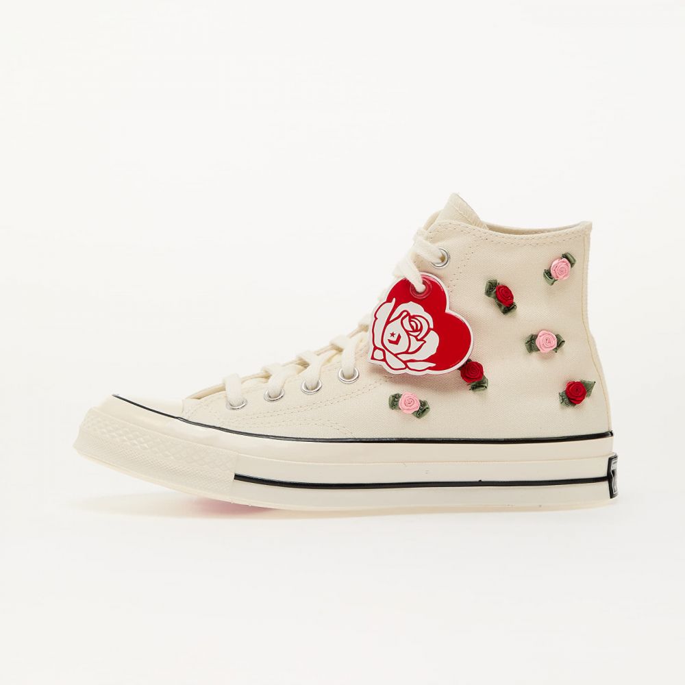 Tenisky Converse Chuck 70 Valentine's Day Hi Egret/ Red EUR 37.5