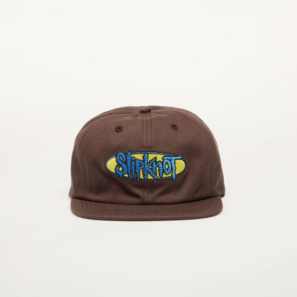 Šiltovka PLEASURES x Slipknot Snapback Brown Universal