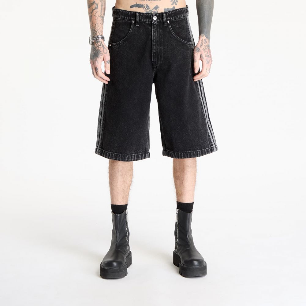 adidas Firebird Adicolor Denim Shorts True Black Denim 28