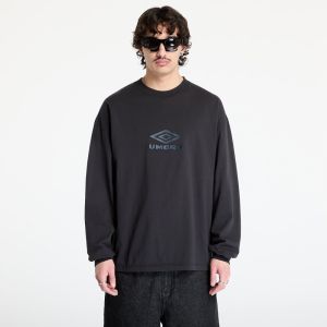 Tričko Umbro Og Logo Long Sleeve T-Shirt Washed Black XL