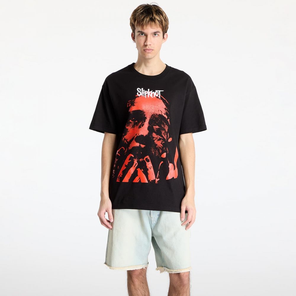 Tričko PLEASURES x Slipknot Face T-Shirt Black S