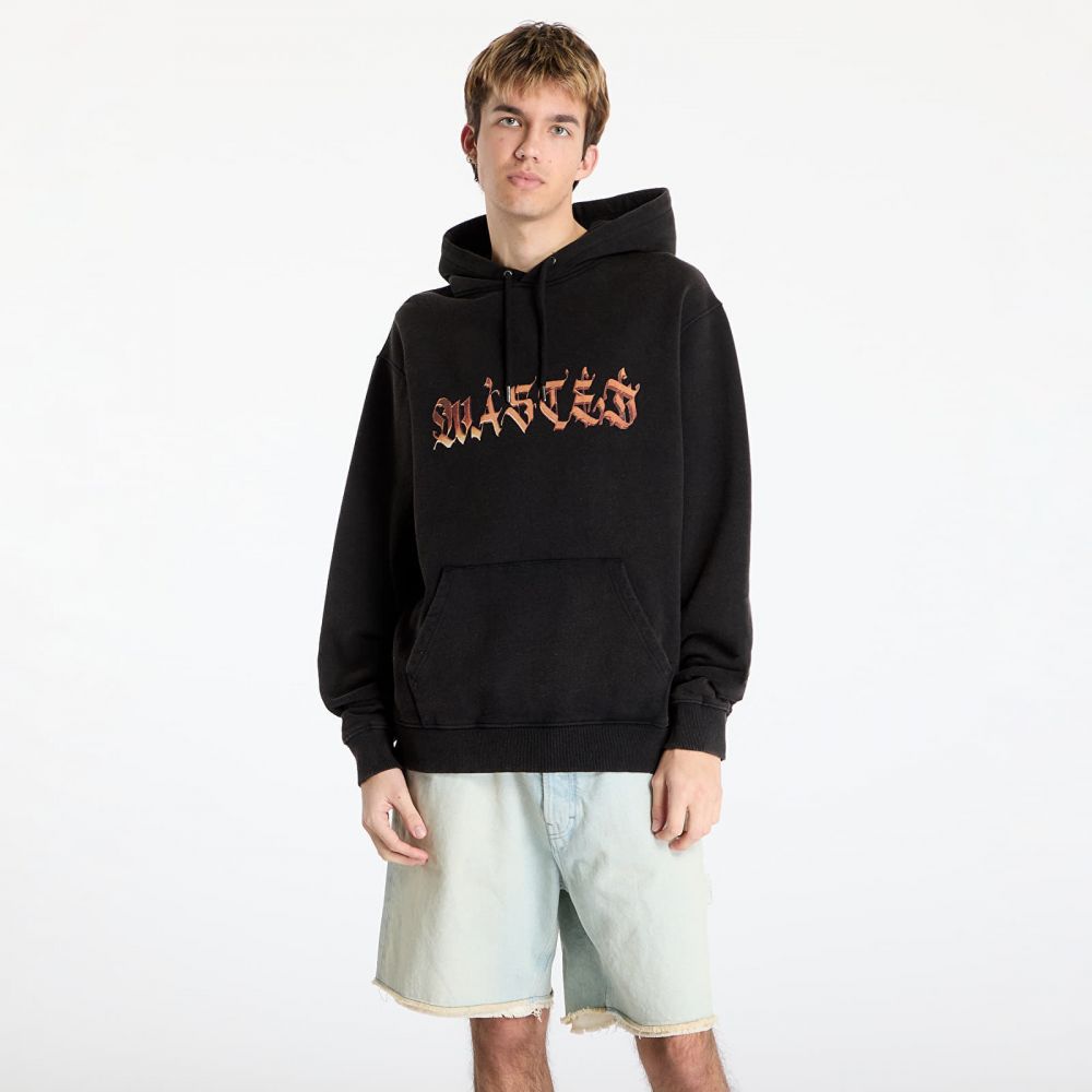 Mikina Wasted Paris M Mirage Hoodie Faded Black L