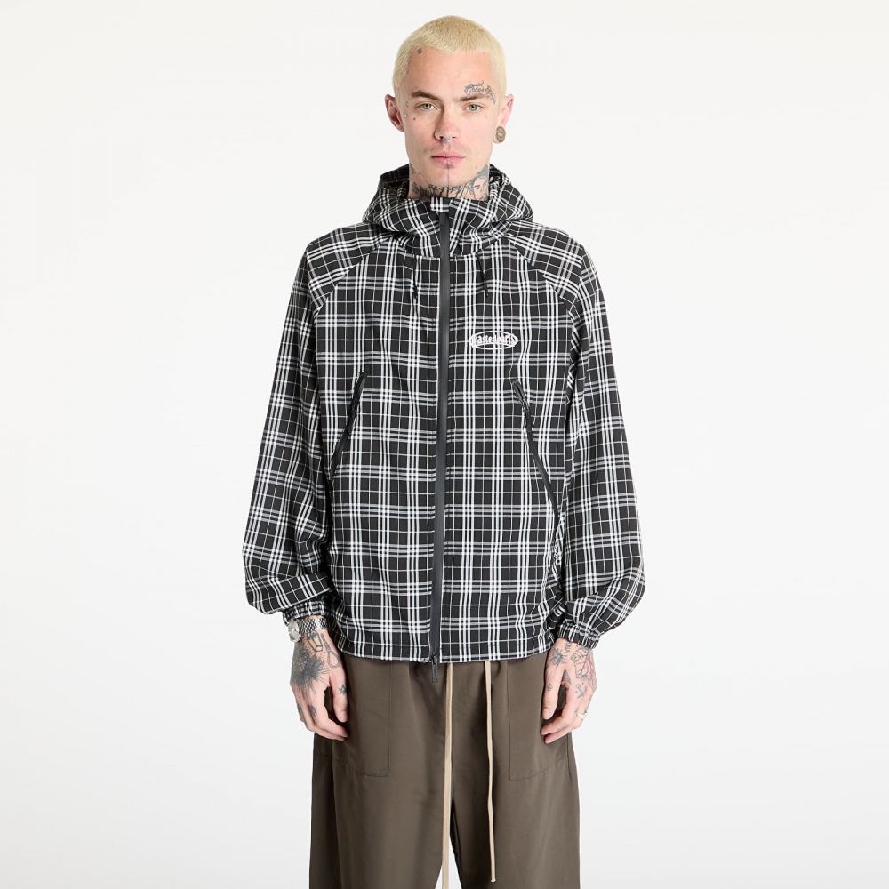 Bunda Wasted Paris M Yard Tartan Windbreaker Black/ White L
