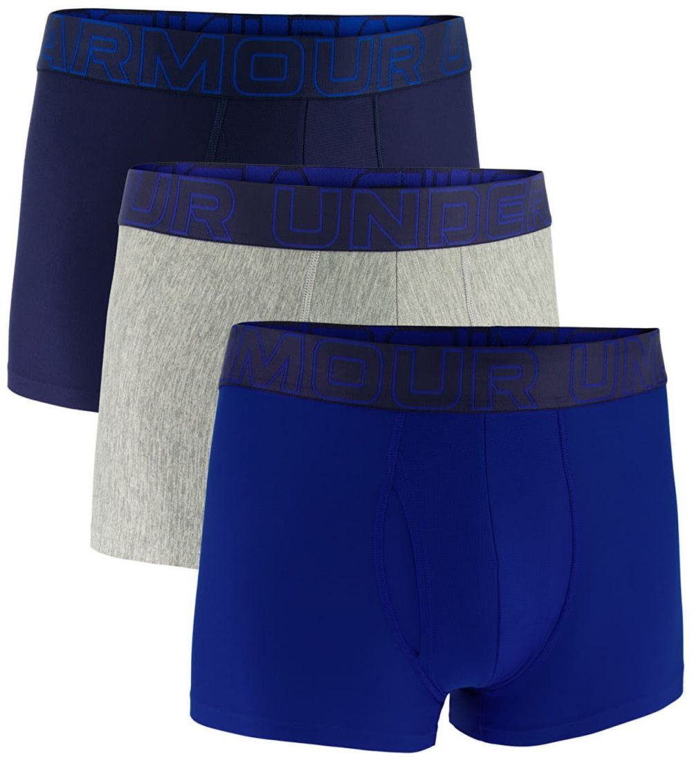Under Armour M Perf Tech 3in 3-Pack Blue L