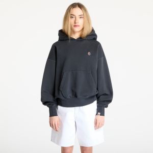 Mikina A BATHING APE Pigment Dyed One Point Oversized Pullover Hoodie Black M