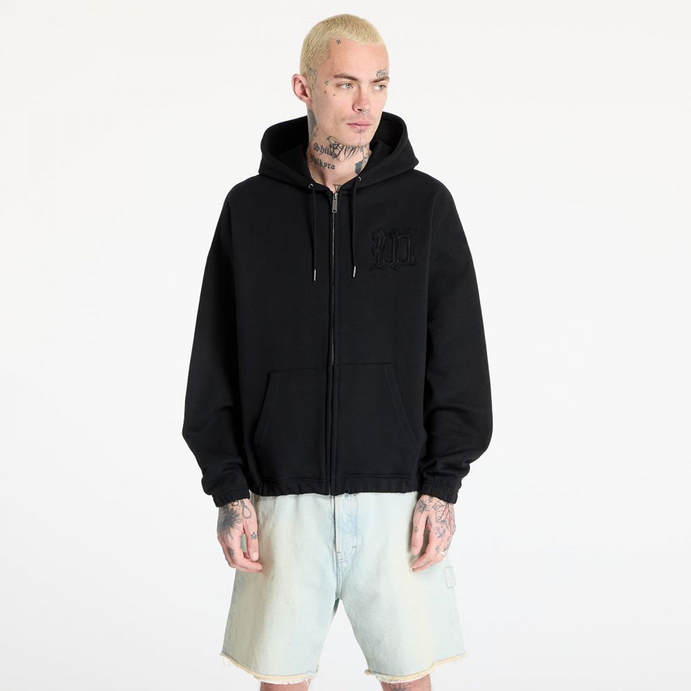 Mikina Wasted Paris M Kingdom Curve Destroy Boxy Zip Hoodie Black M