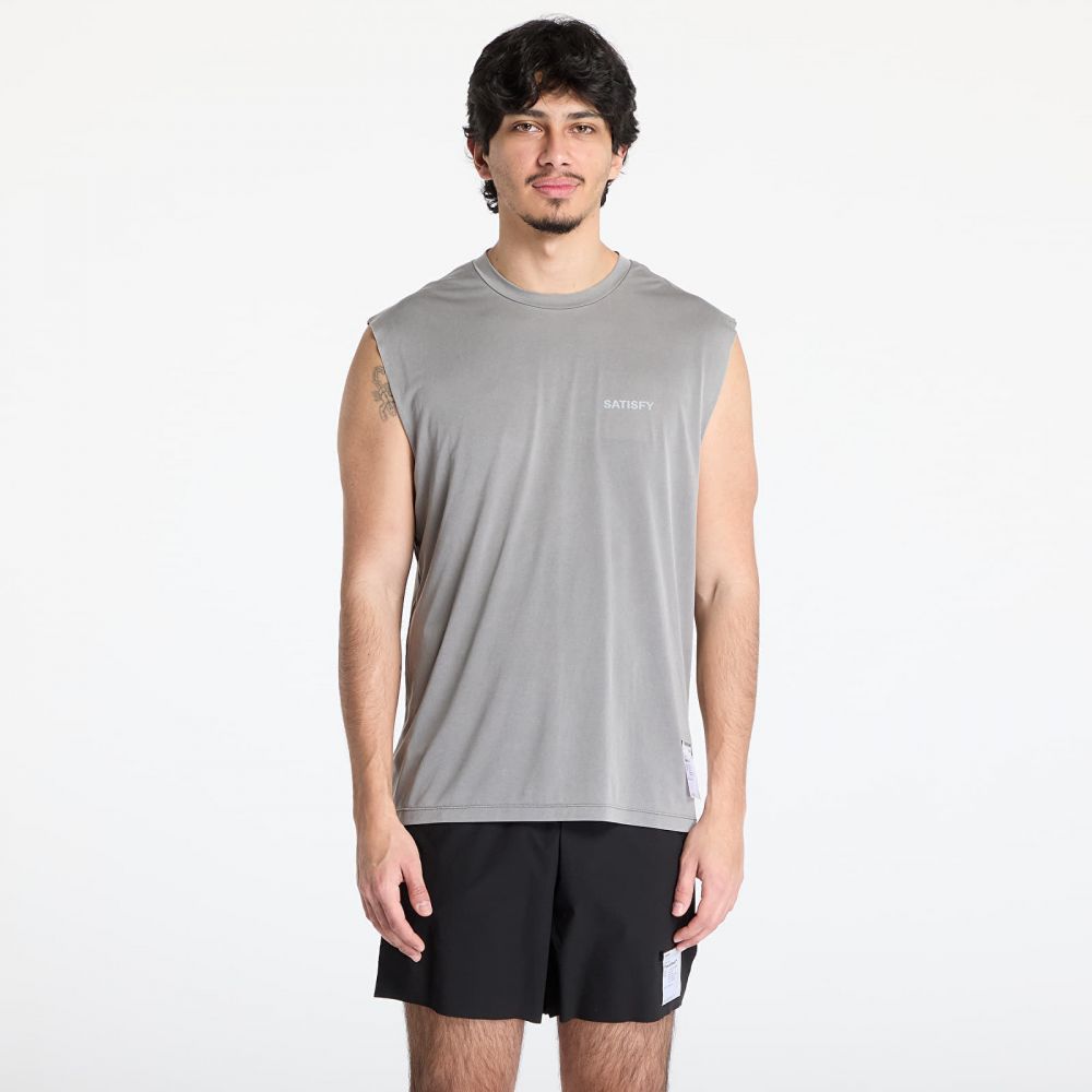 Tričko Satisfy AuraLite Muscle Tee Mineral Graphite M