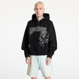 Mikina Wasted Paris M Varg Boxy Zip Hoodie Black XL
