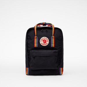 Fjällräven Kånken Rainbow Backpack Black/ Rainbow Pattern 16 l