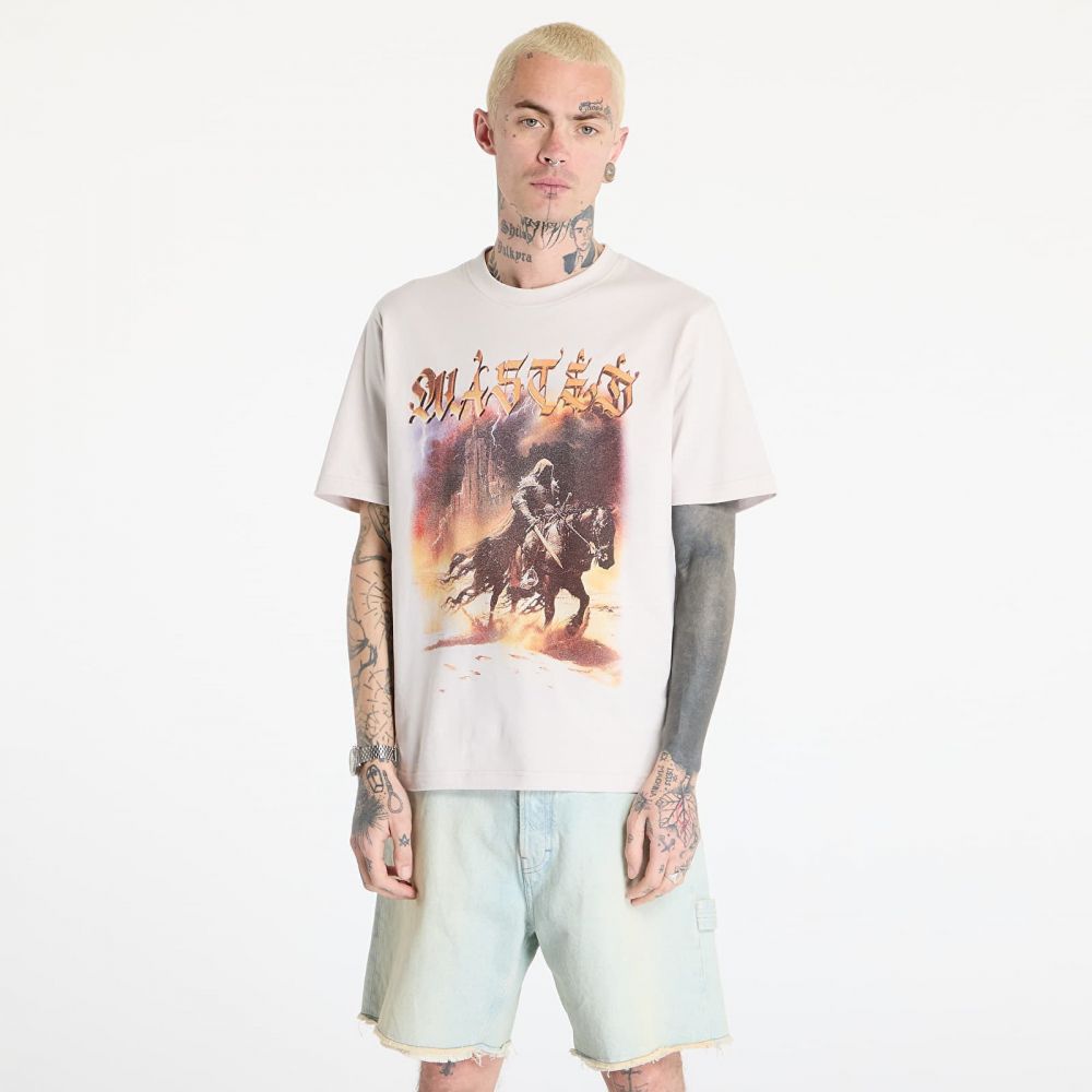 Tričko Wasted Paris M Mirage T-Shirt Fog White XL
