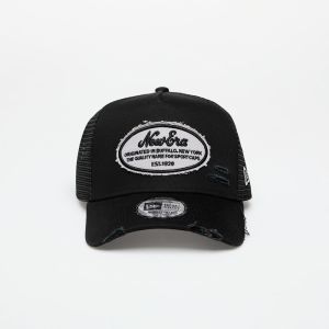 Šiltovka New Era 9FORTY Af Trucker Oval Distress Patch Trucker Cap Black Universal