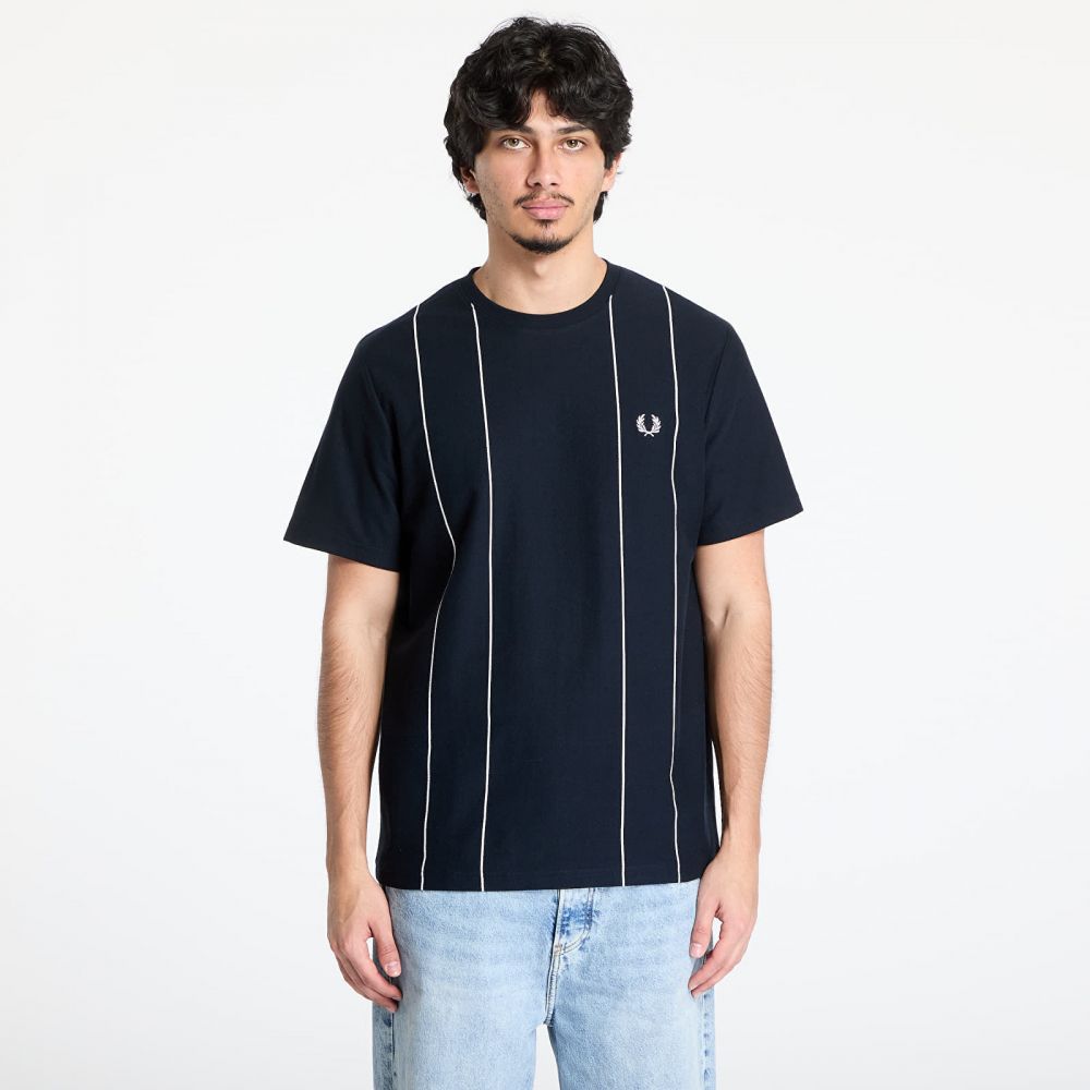 Tričko FRED PERRY Pinstripe T-Shirt Navy L