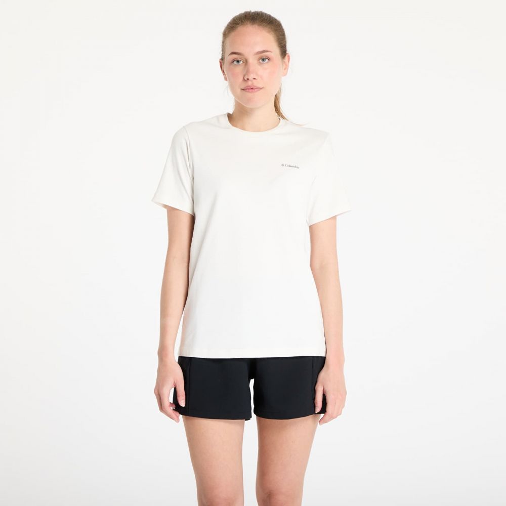 Tričko Columbia Boundless Beauty™ Logo Shortsleeve Tee Sea Salt/ Linear View L