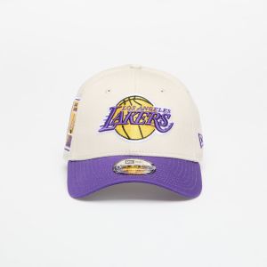 Šiltovka New Era Los Angeles Lakers 9FORTY Contrast Patch Adjustable Cap Stone/ True Purple Universal
