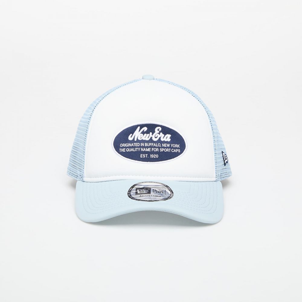 Šiltovka New Era 9FORTY Oval Foam Patch Trucker Cap White/ Pastel blue Universal