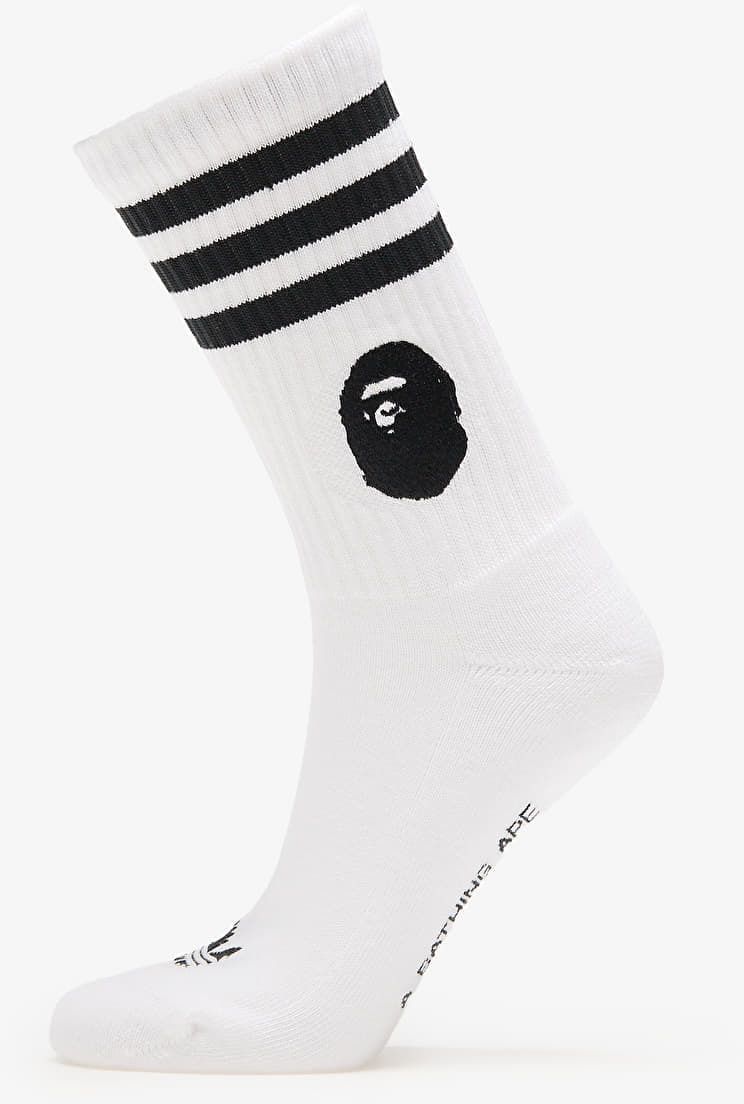 adidas x BAPE Socks White/ White/ Black S