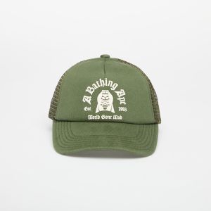 Šiltovka A BATHING APE Logo Cotton Panel Mesh Cap Olive Universal