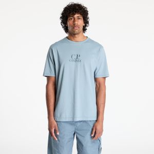 Tričko C.P. Company Tacting Piquet Embroidery T-Shirt Stormy Weather S