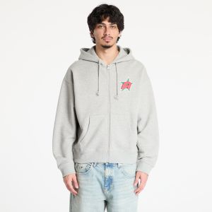 Mikina Awake NY Star A Zip Up Hoodie Heather Grey S
