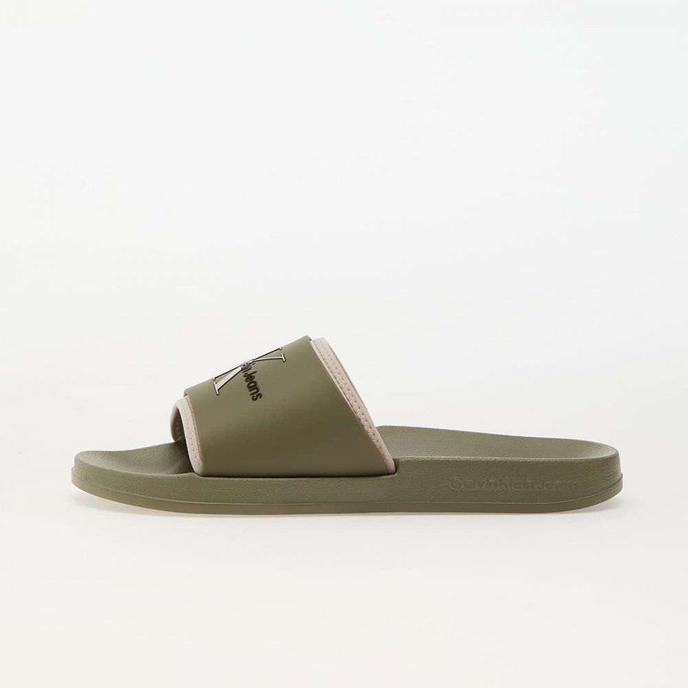 Tenisky Calvin Klein Jeans Slide Rubber Neopren Green EUR 44