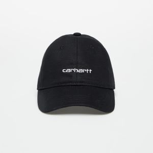 Šiltovka Carhartt WIP Canvas Script Cap Black/ White Universal