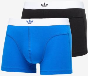 adidas Comfort Flex Cotton - Body Lines Trunk 2-Pack Blue/ Black L
