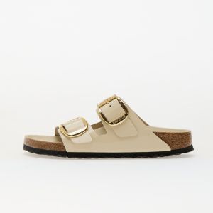 Tenisky Birkenstock Arizona Big Buckle Natural Leather Patent High-Shine Ecru EUR 36