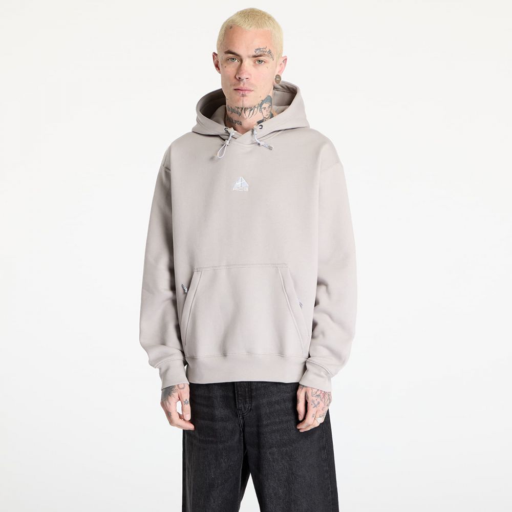 Mikina Nike ACG Therma-FIT Fleece Pullover Hoodie College Grey/ Football Grey/ Summit White L