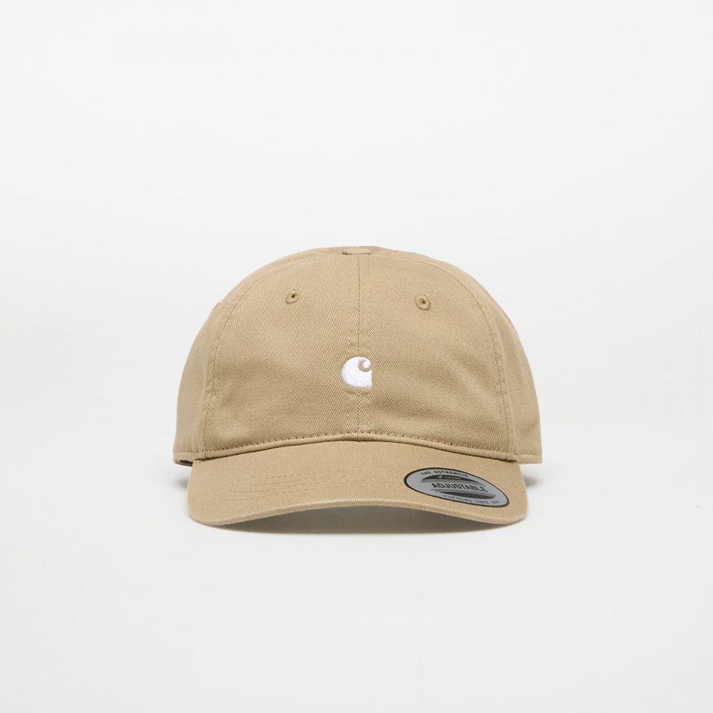 Šiltovka Carhartt WIP Madison Logo Cap Leather/ White Universal