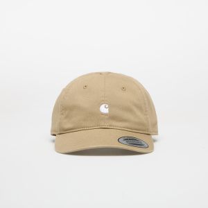Šiltovka Carhartt WIP Madison Logo Cap Leather/ White Universal
