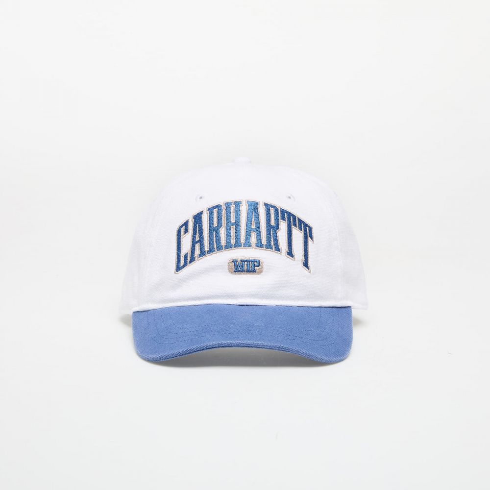 Šiltovka Carhartt WIP Lecture Cap White/ Blue Iris Universal